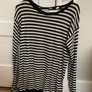 BDG black and white striped sweater